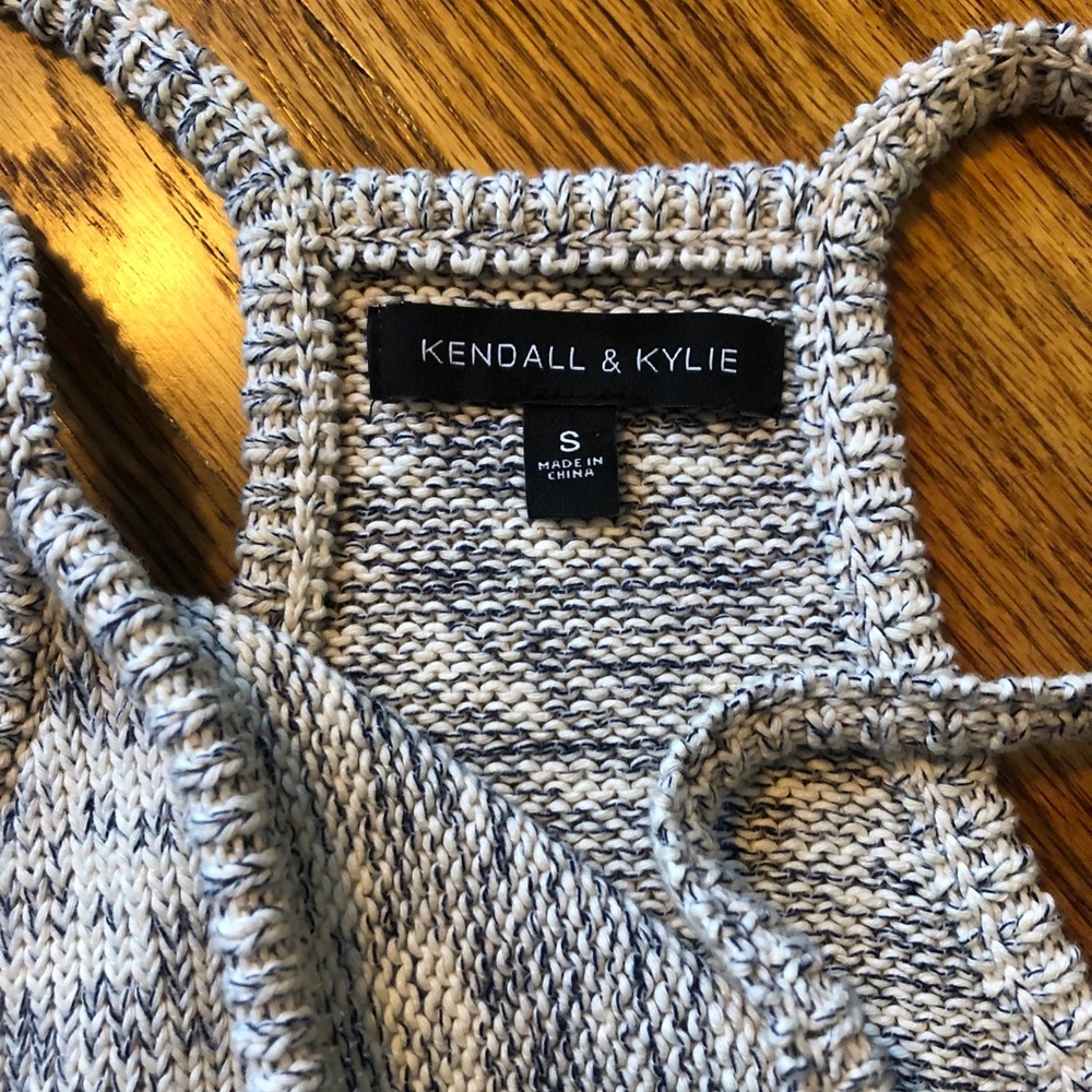 Kendal and Kylie knit tank top